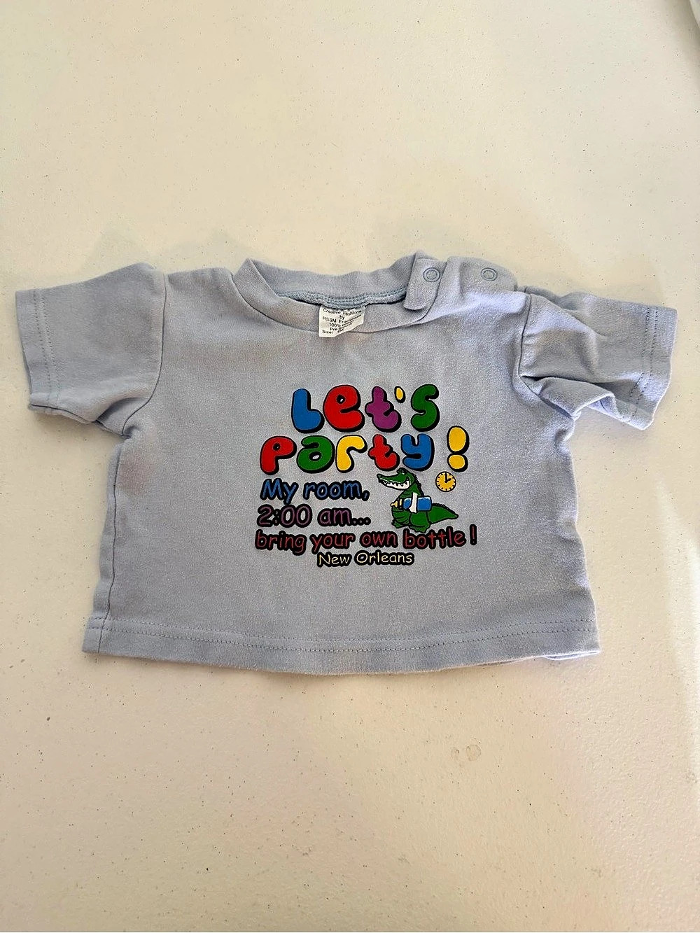 Creative Fashions by RSSM Enterprises Baby 6M New Orleans Graphic Tee